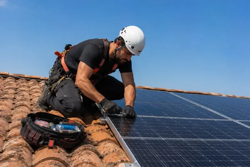 Maintenance et monitoring de panneaux solaires à Rosult