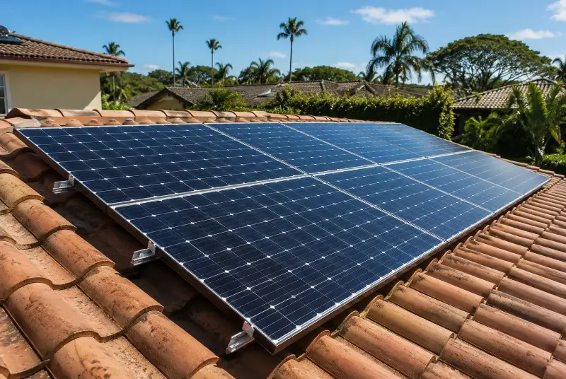 Installation de panneaux solaires à Rosult